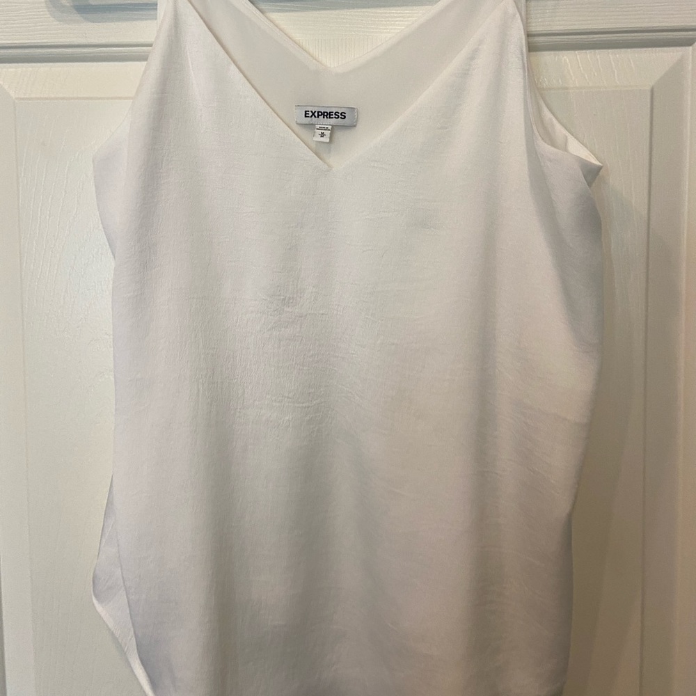 White satin cami